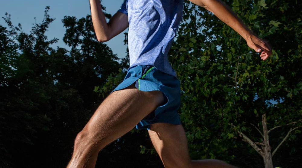 Läufer mit Fokus auf Hüfte